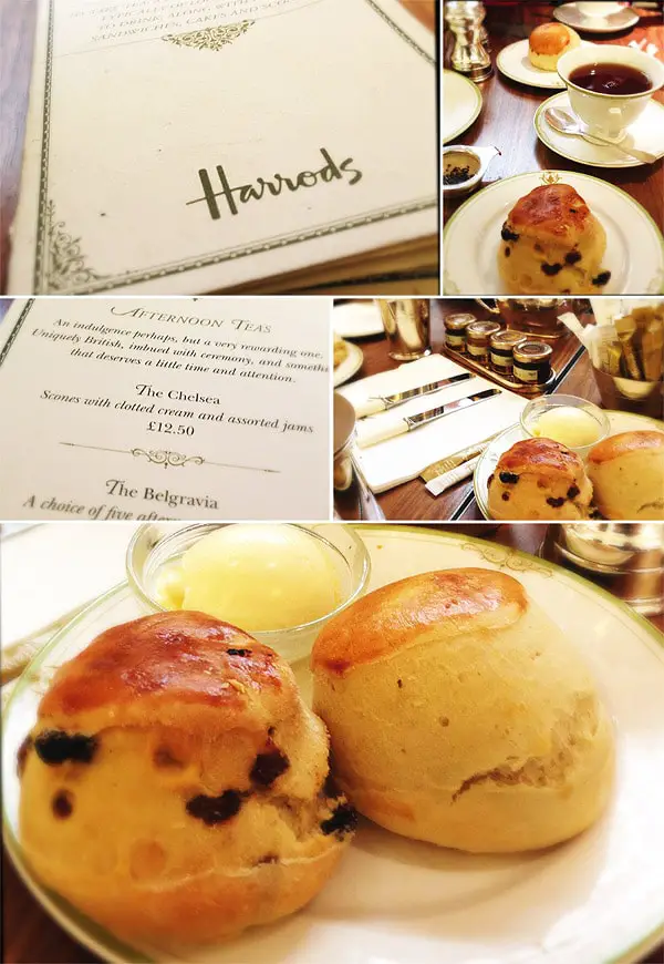 one day in london - harrods - afternoon tea