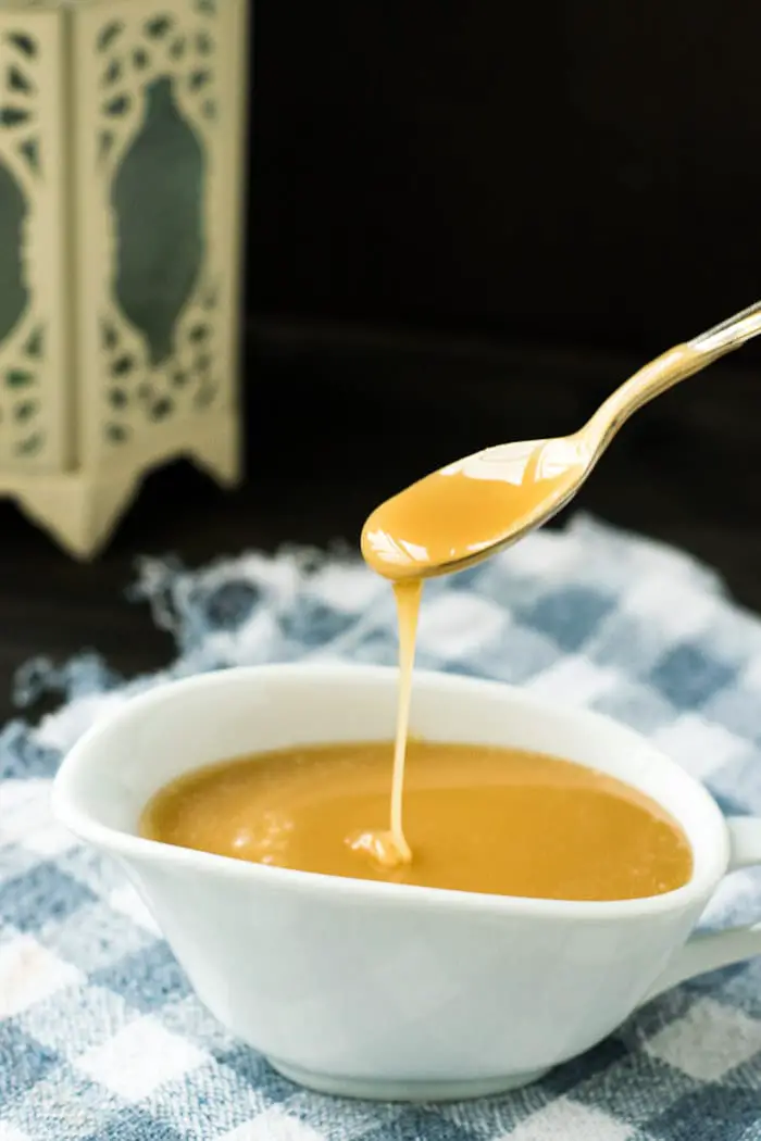 This Microwave Caramel Sauce recipe is easy, quick to make and tastes great!