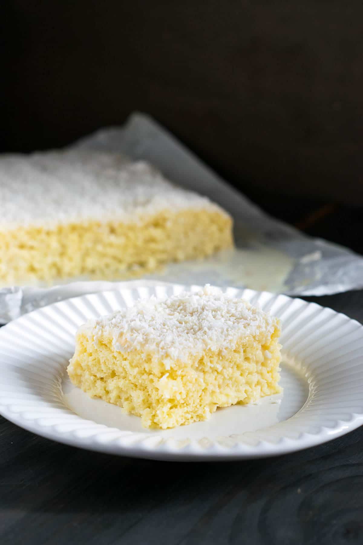 brazilian sweets - cold coconut cake