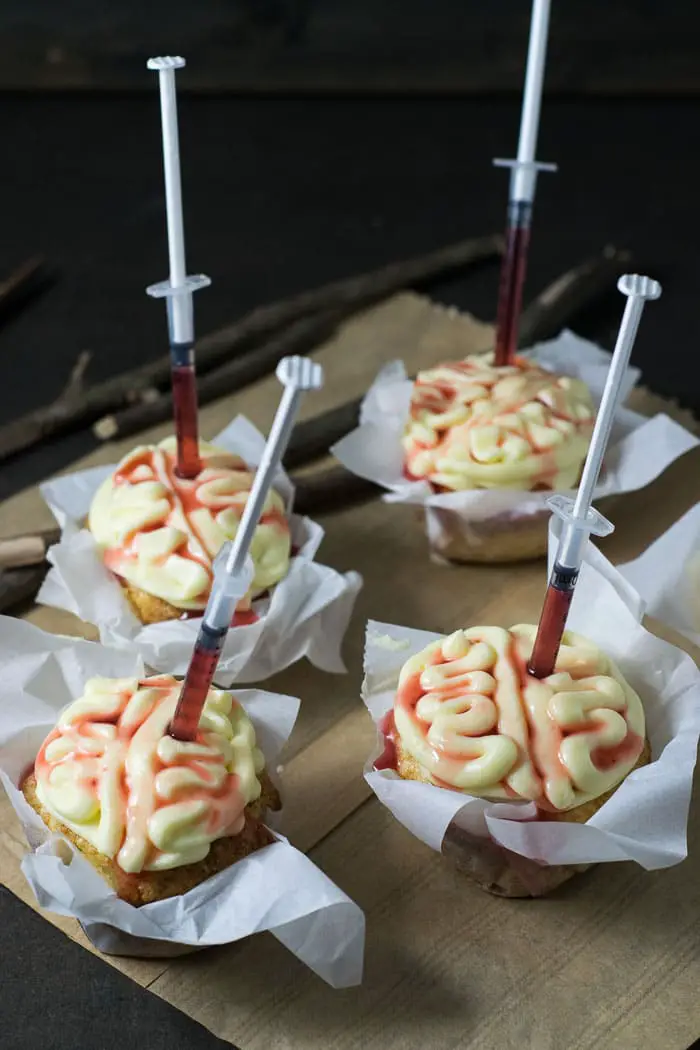 brain cupcakes