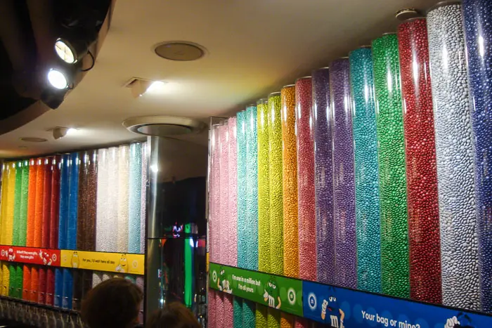 things to do in New York City with kids - m&m store