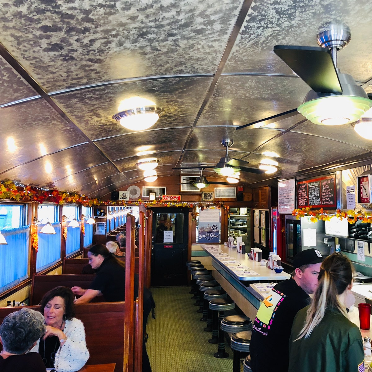 Jigger's Diner in East Greenwich, Rhode Island a great stop for