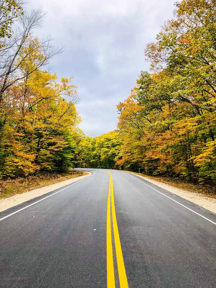 Kancamagus Highway during fall