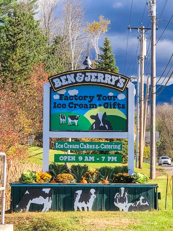 days in vermont - ben and jerrys