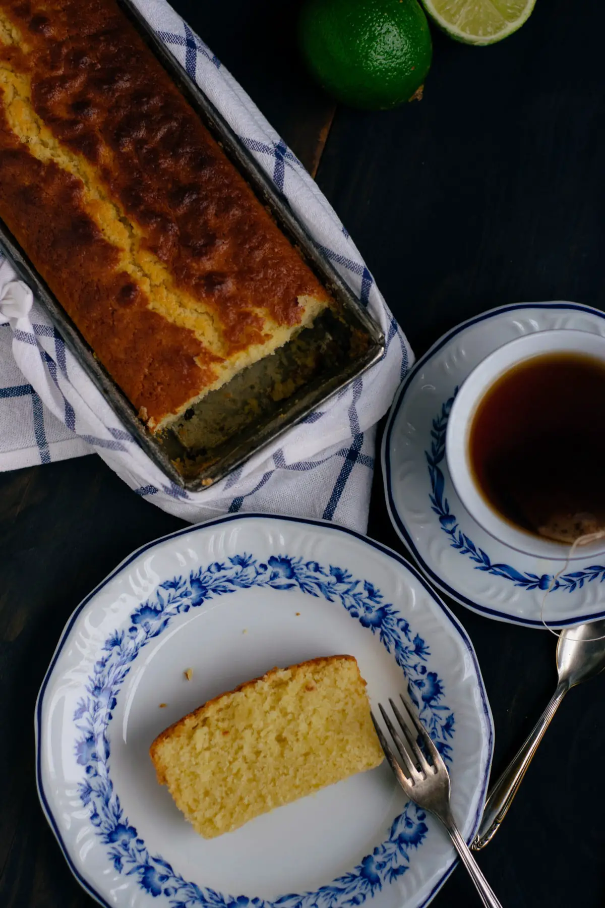 Fluffy Lime Coffee Cake - Travel Cook Tell