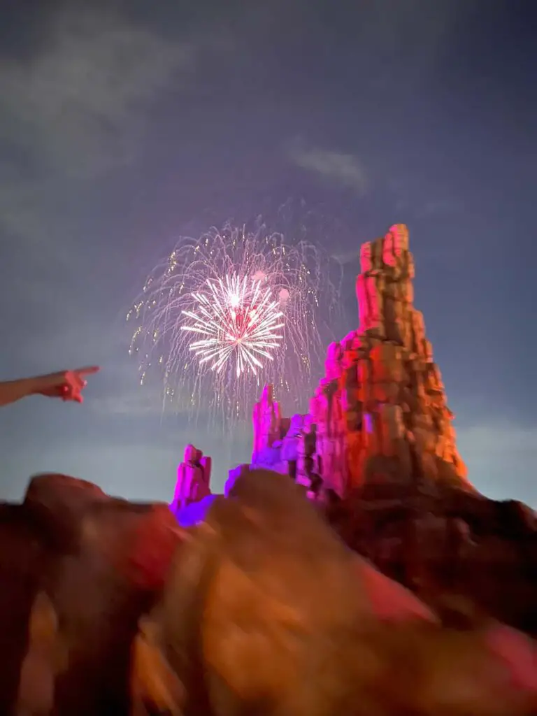 Riding Big Thunder Mountain durif Fireworks - Four Disney Parks in One Day: The Ultimate Disney Day